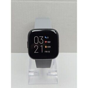 Fitbit Versa 2 Smartwatch Gray 40mm Alexa WR50M Always On Display No Charger